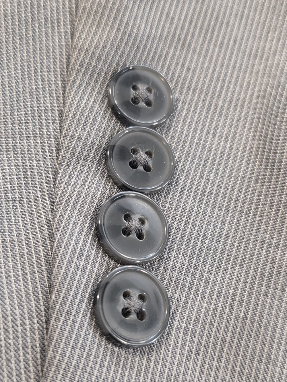 Calvin Klein tailored gray